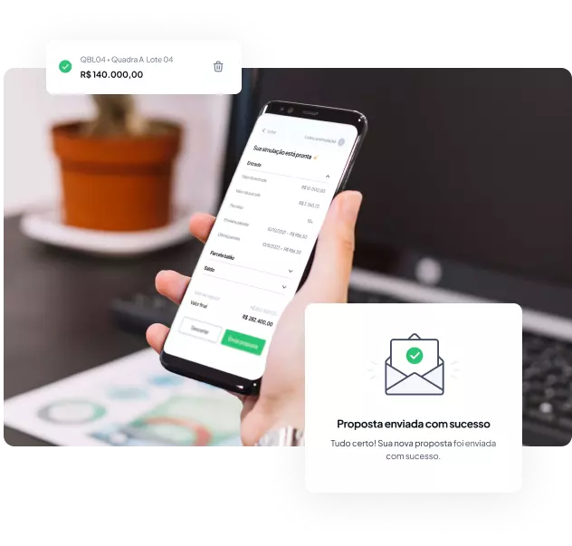 Aplicativo Urbay com proposta enviada